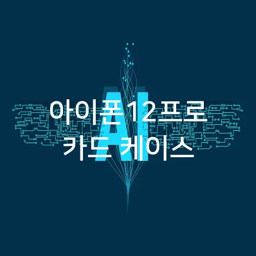 아이폰12프로 카드 케이스
