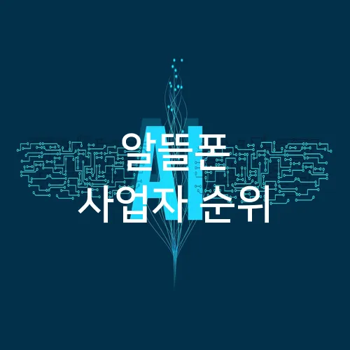 알뜰폰 사업자 순위