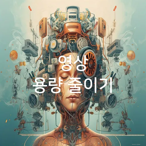 영상 용량 줄이기