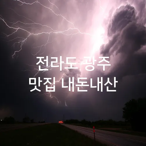 전라도 광주 맛집 내돈내산