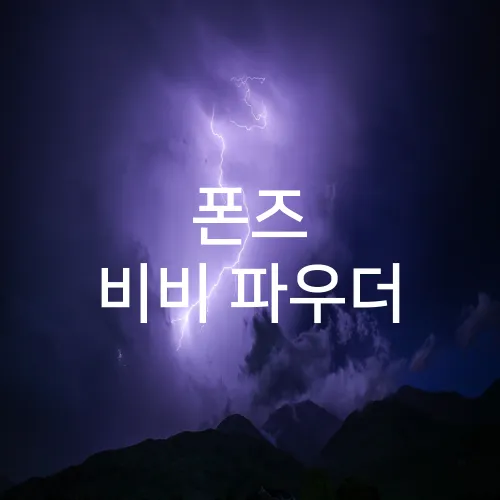 폰즈 비비 파우더